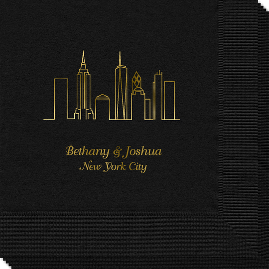 New York City Skyline Napkins